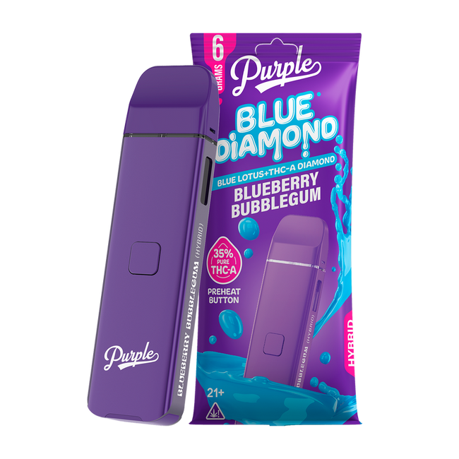 Purple Organics Blue Diamond Disposable THCA – 6 Grams