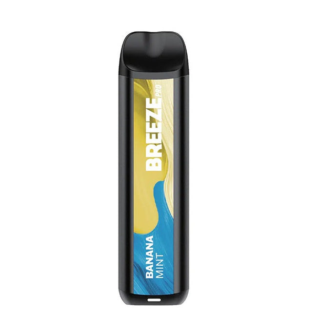 Breeze Pro TFN Disposable Banana Mint Best Sales Price - Disposables