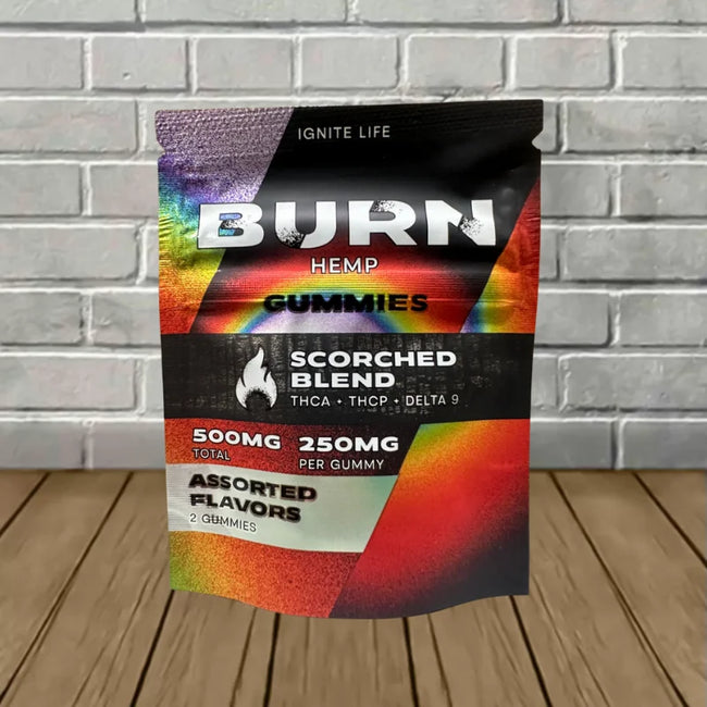 Burn Hemp Scorched Blend Gummies 500mg