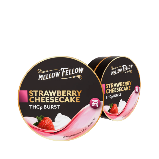 Mellow Fellow THCp Bursts Edibles - Strawberry Cheesecake - 25mg