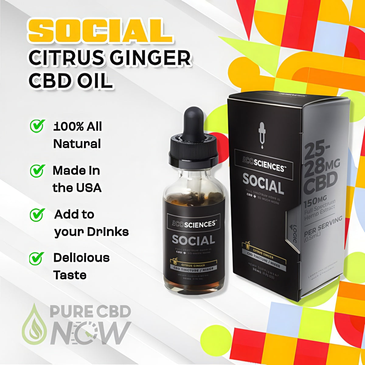 Eco Sciences SOCIAL Citrus Ginger 30ml