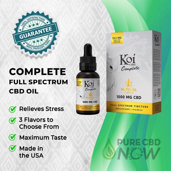 Koi Complete Full Spectrum CBD Tincture 30mL Best Sales Price - Tincture Oil