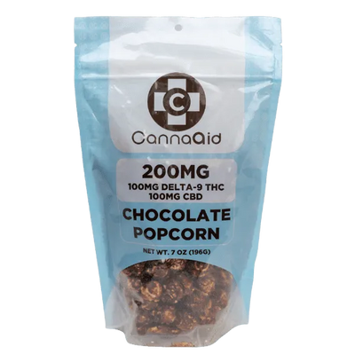 CannaAid | Delta 9 THC + CBD Flavored Popcorn - 200mg Best Sales Price - Gummies