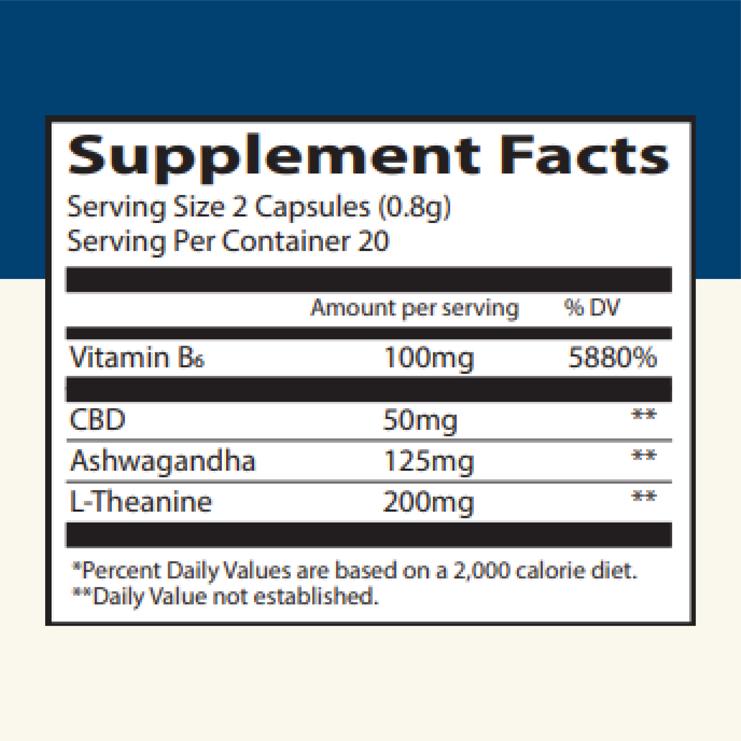 Lazarus Naturals CBD CAPSULES, CALM