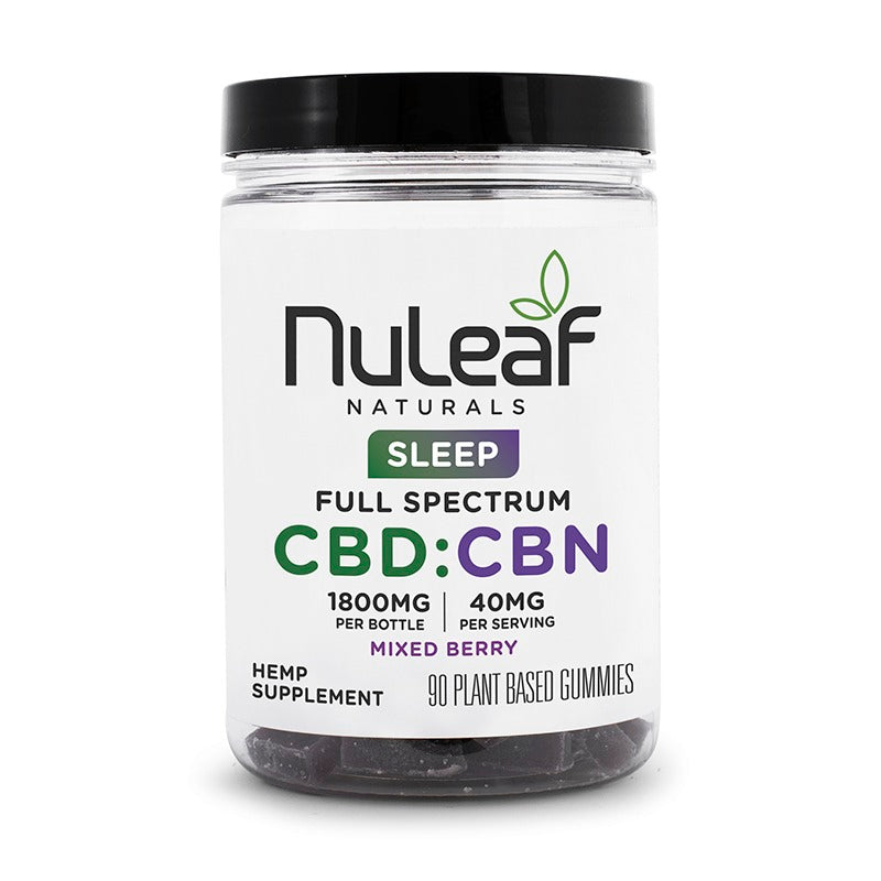 NuLeaf Naturals SLEEP - CBD:CBN Gummies