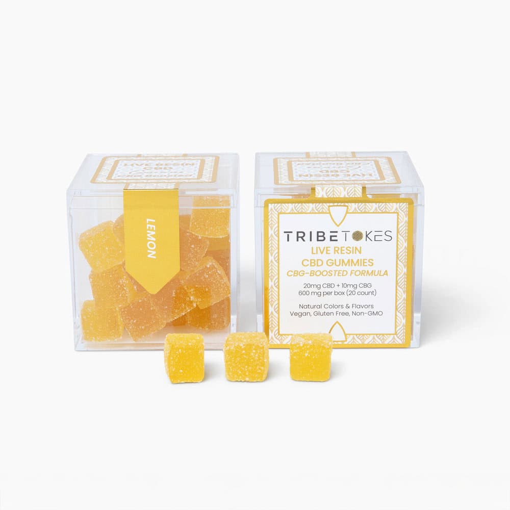TribeTokes CBD Live Resin Gummies | Boosted with CBG | Vegan