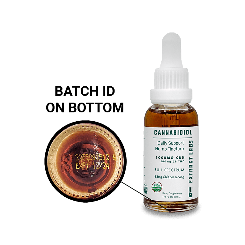 Extract Labs Organic CBD Oil | Daily Support