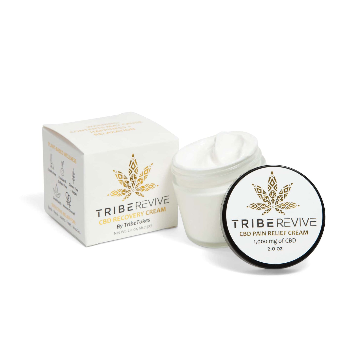 TribeTokes One of Each: D8 THC + CBD Pain Creams | Buy Together + Save $10