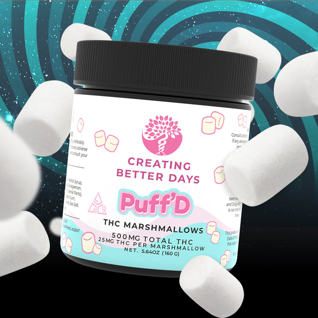 Creating Better Days THC Marshmallows 500 MG