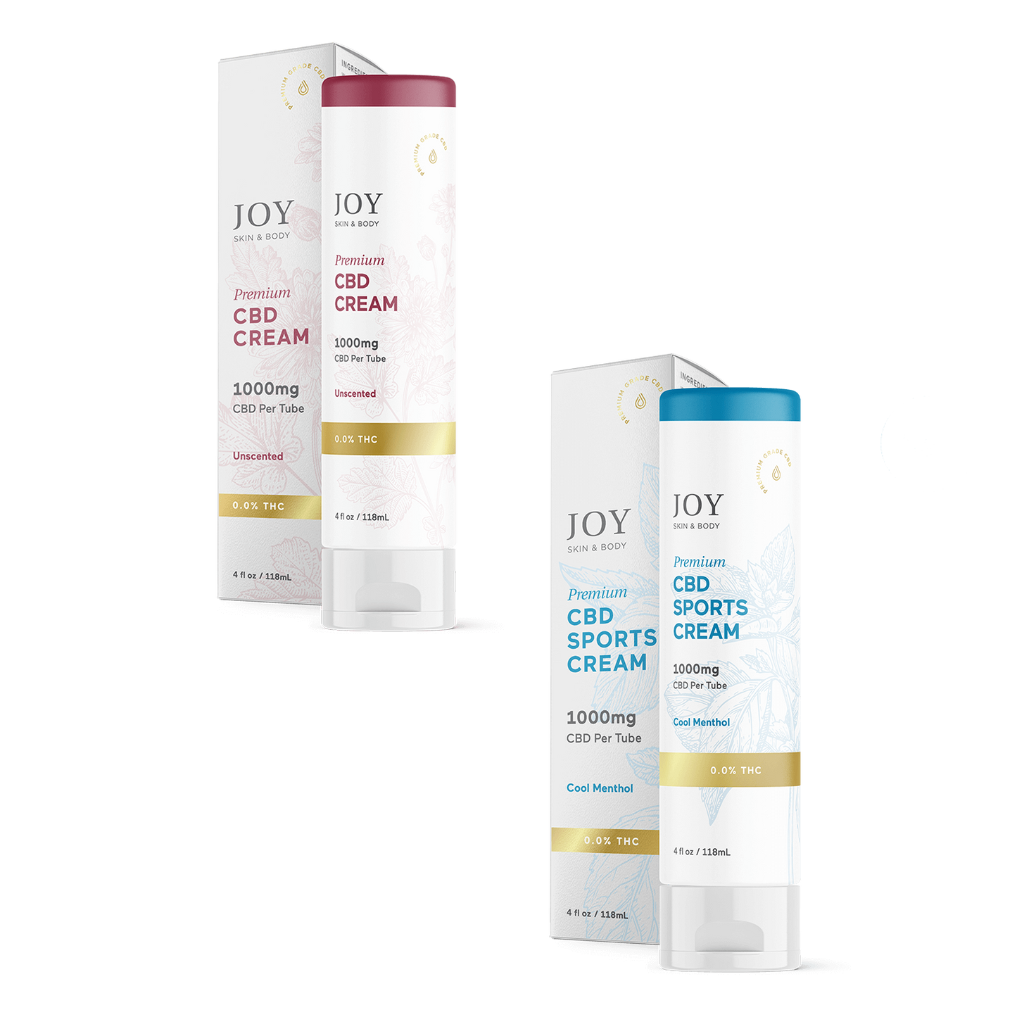 Joy Organics CBD Cream Mixed