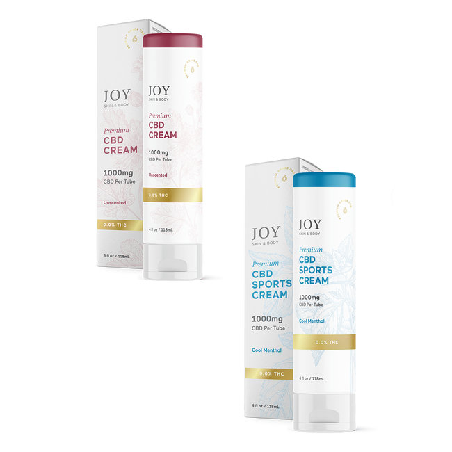 Joy Organics CBD Cream Mixed