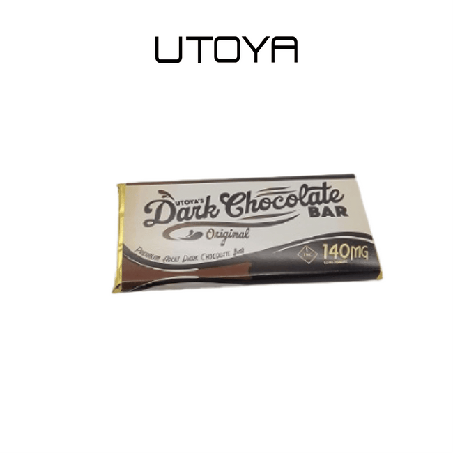 Utoya | Delta 9 THC Dark Chocolate Bar - 140mg Best Sales Price - Gummies