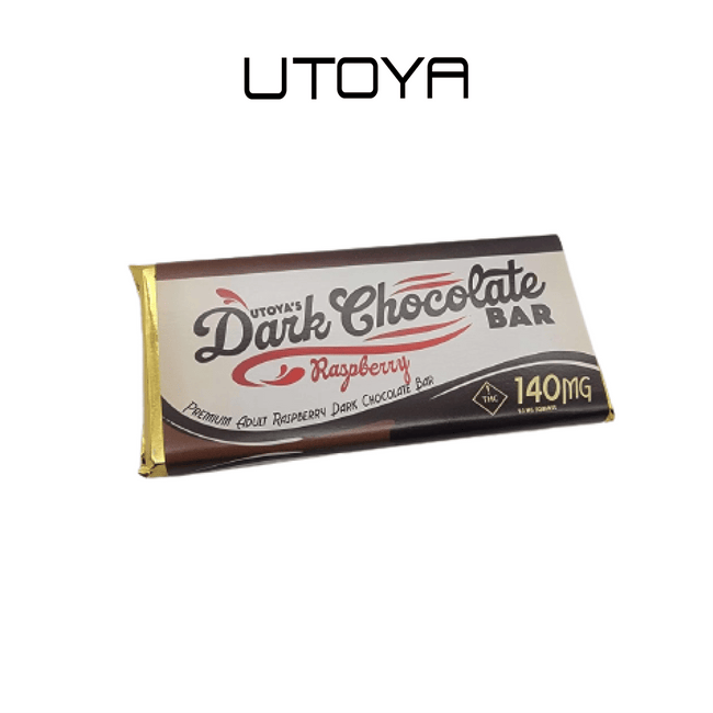 Utoya | Delta 9 THC Dark Chocolate Bar - 140mg Best Sales Price - Gummies