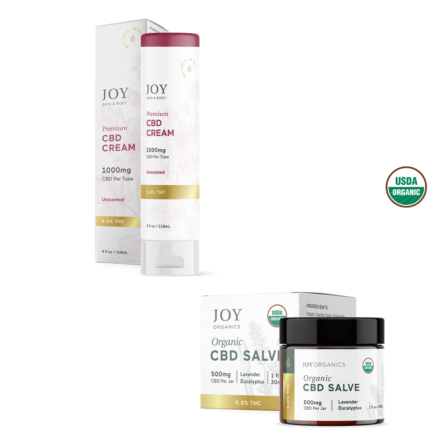 Joy Organics CBD Salve & CBD Cream