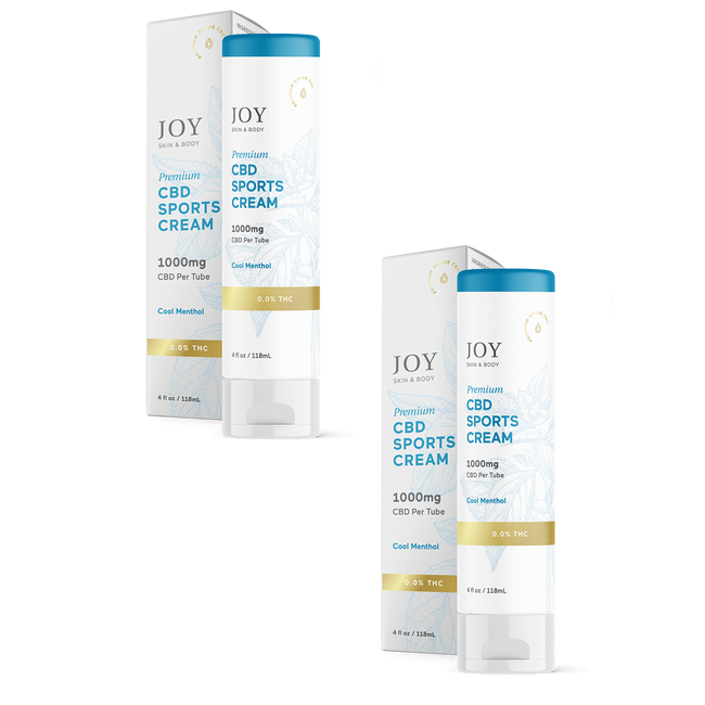 Joy Organics CBD Sports Cream Value Pack