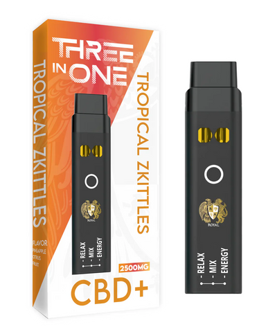 RA Royal CBD | CBD Three Strains In One Disposable Vape - 2500mg Best Sales Price - Vape Pens