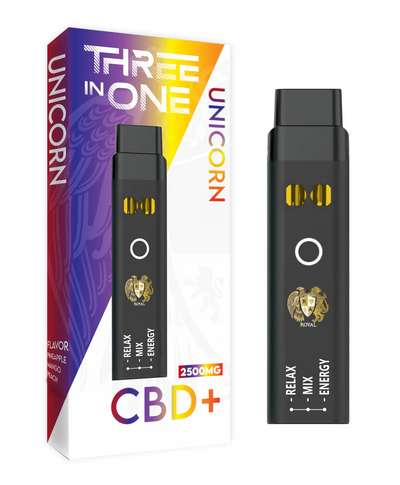 RA Royal CBD | CBD Three Strains In One Disposable Vape - 2500mg Best Sales Price - Vape Pens