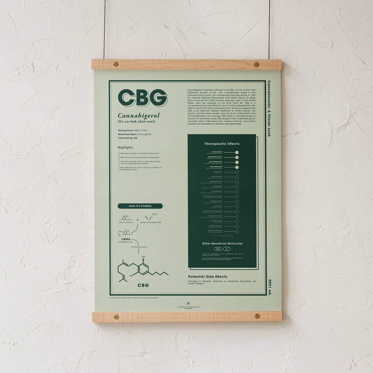 GoldLeaf CBG: A Closer Look Print Best Sales Price - Art Prints