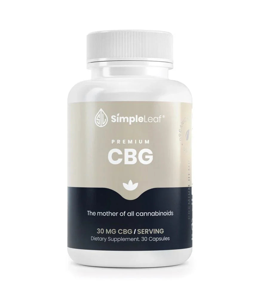 Simple Leaf CBG Capsules - 900mg