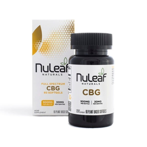 Nuleaf Naturals CBD Softgels - CBG CAPS 300MG-1800MG