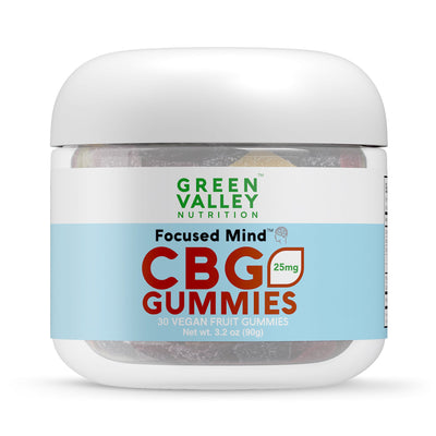 Focused Mind™ CBG Gummies 750mg Jar Best Sales Price - Gummies