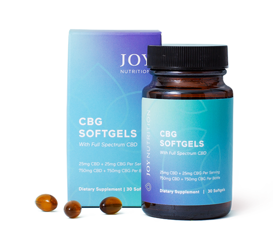 Joy Organics CBG Softgels