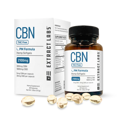 Extract Labs CBN Capsules | PM Formula | THC Free Best Sales Price - Gummies