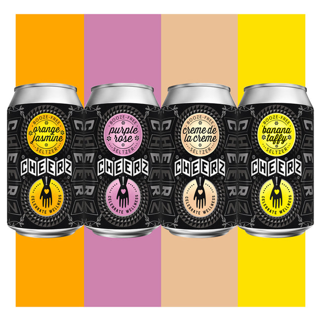 Mighty Kind Drinks: Cheerz Seltzer Sampler Pack Best Sales Price - Edibles