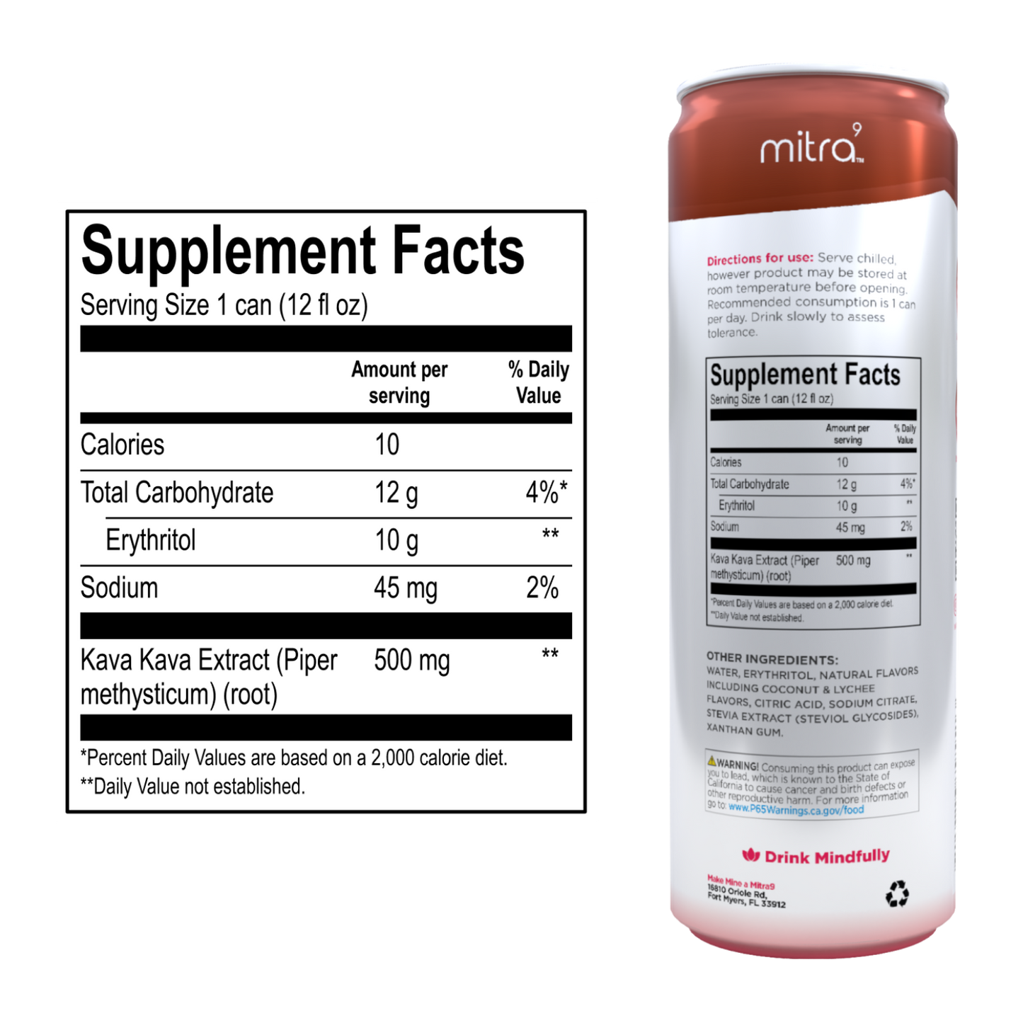 Mitra9 Kava Coconut Lychee