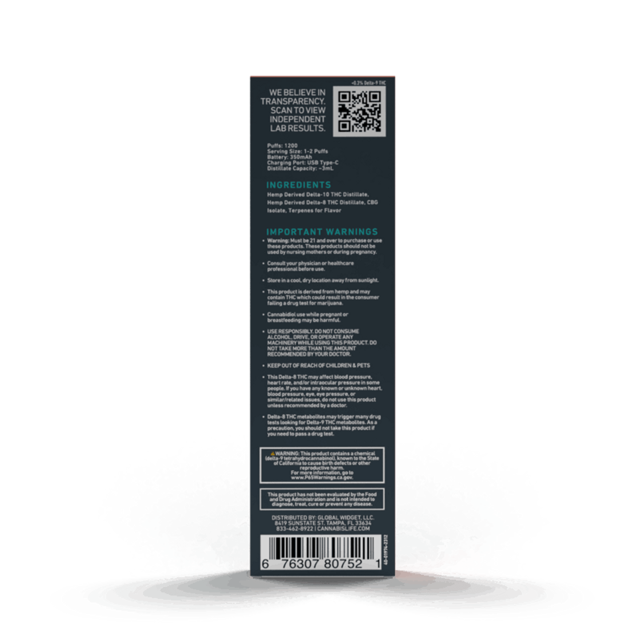 Peaches And Cream Sativa Delta 8 Disposable Vape Pen 3ml