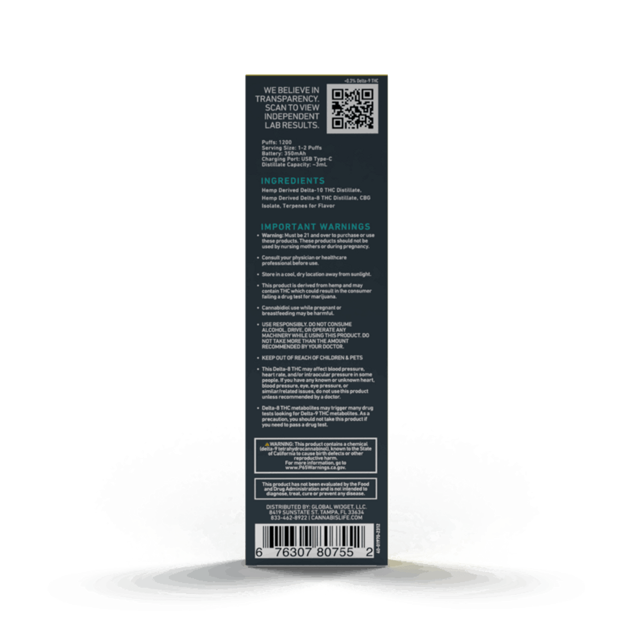 Super Sour Diesel Sativa Delta 8 Disposable Vape Pen 3ml