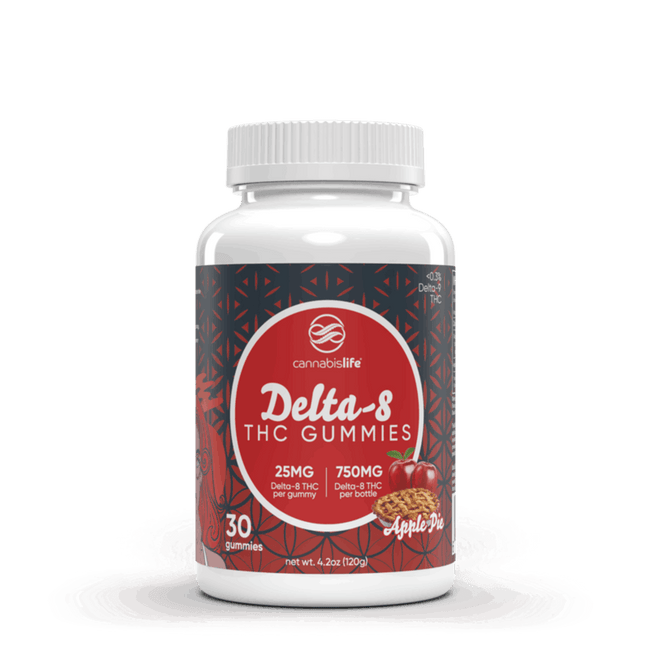 Apple Pie Delta 8 Gummies 30ct 750mg Best Sales Price - Gummies