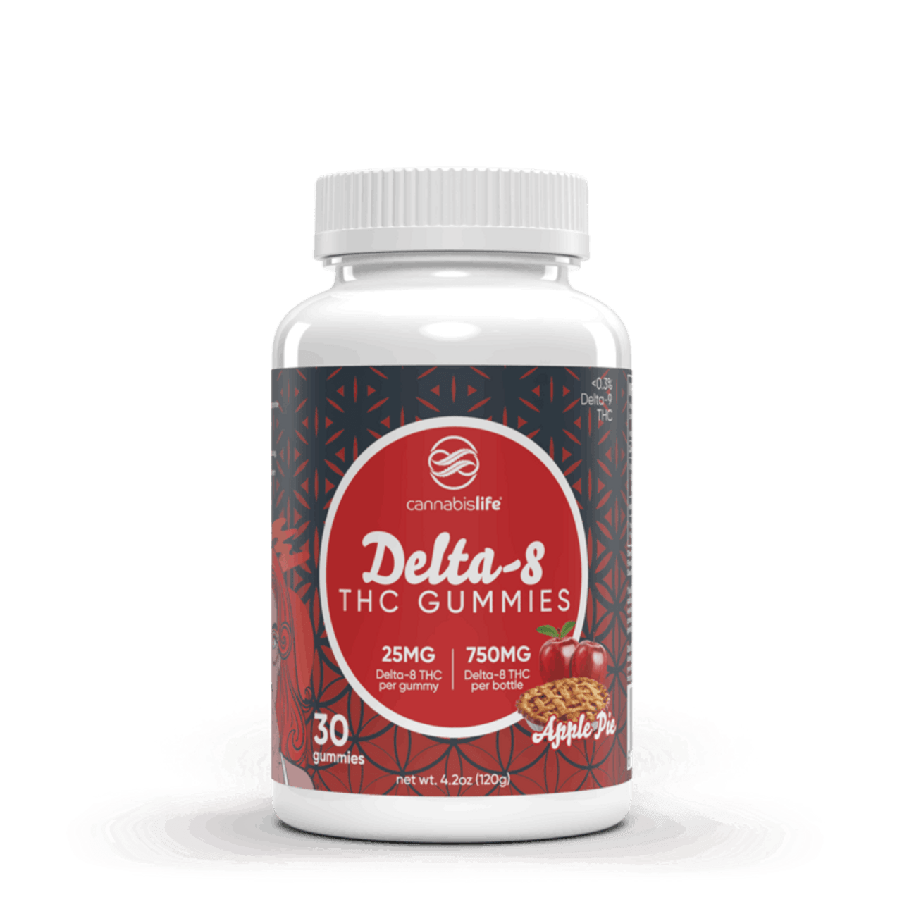 Apple Pie Delta 8 Gummies 30ct 750mg