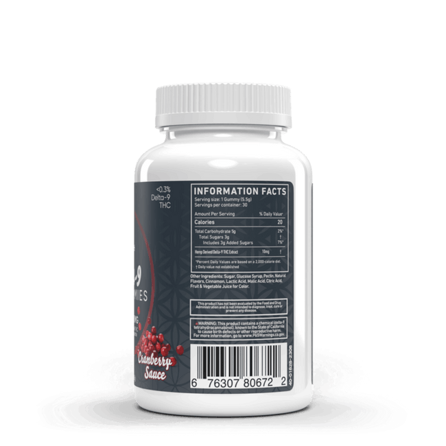 Cranberry Sauce Delta 9 Gummies 30ct 300mg Best Sales Price - Gummies