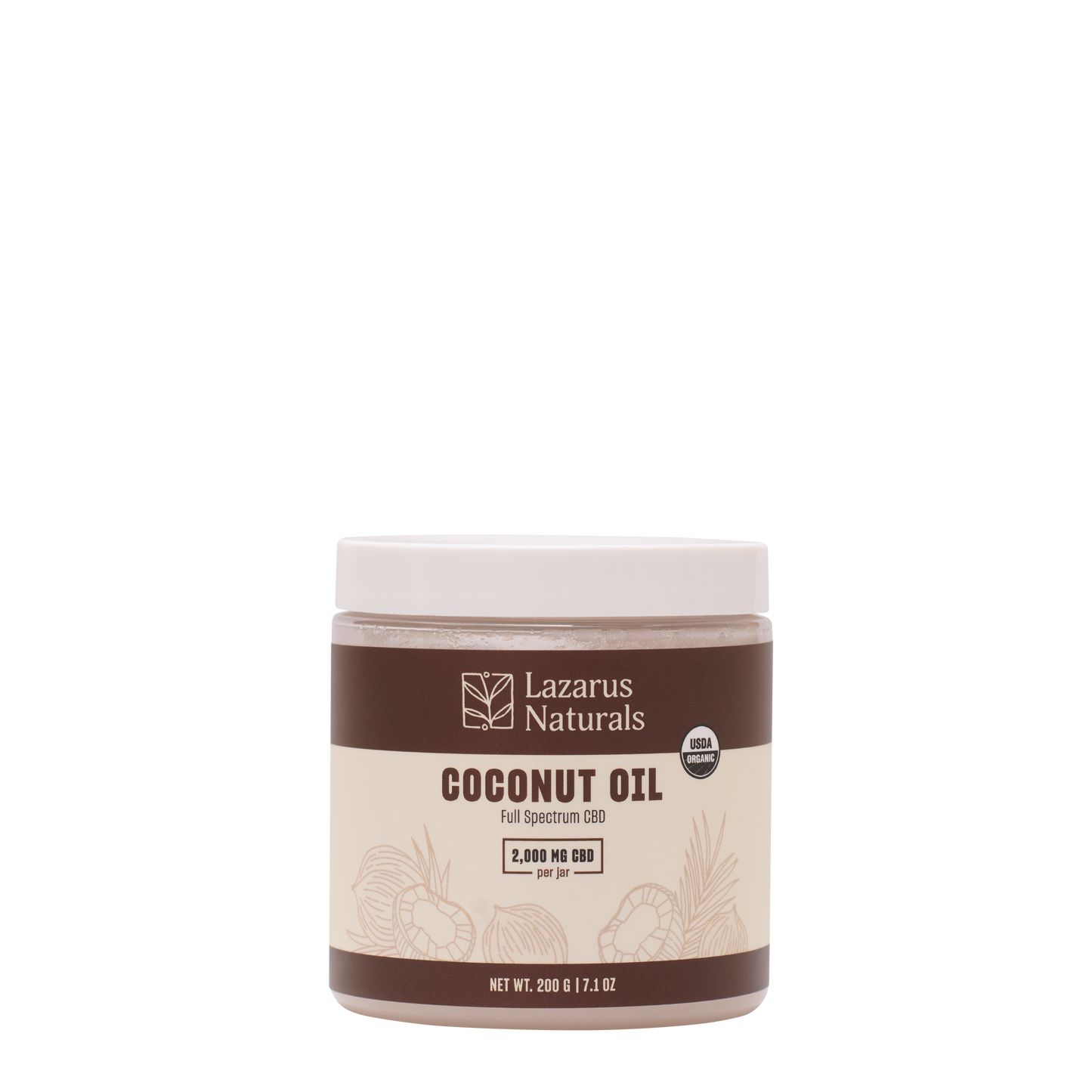 Lazarus Naturals ORGANIC CBD COCONUT OIL