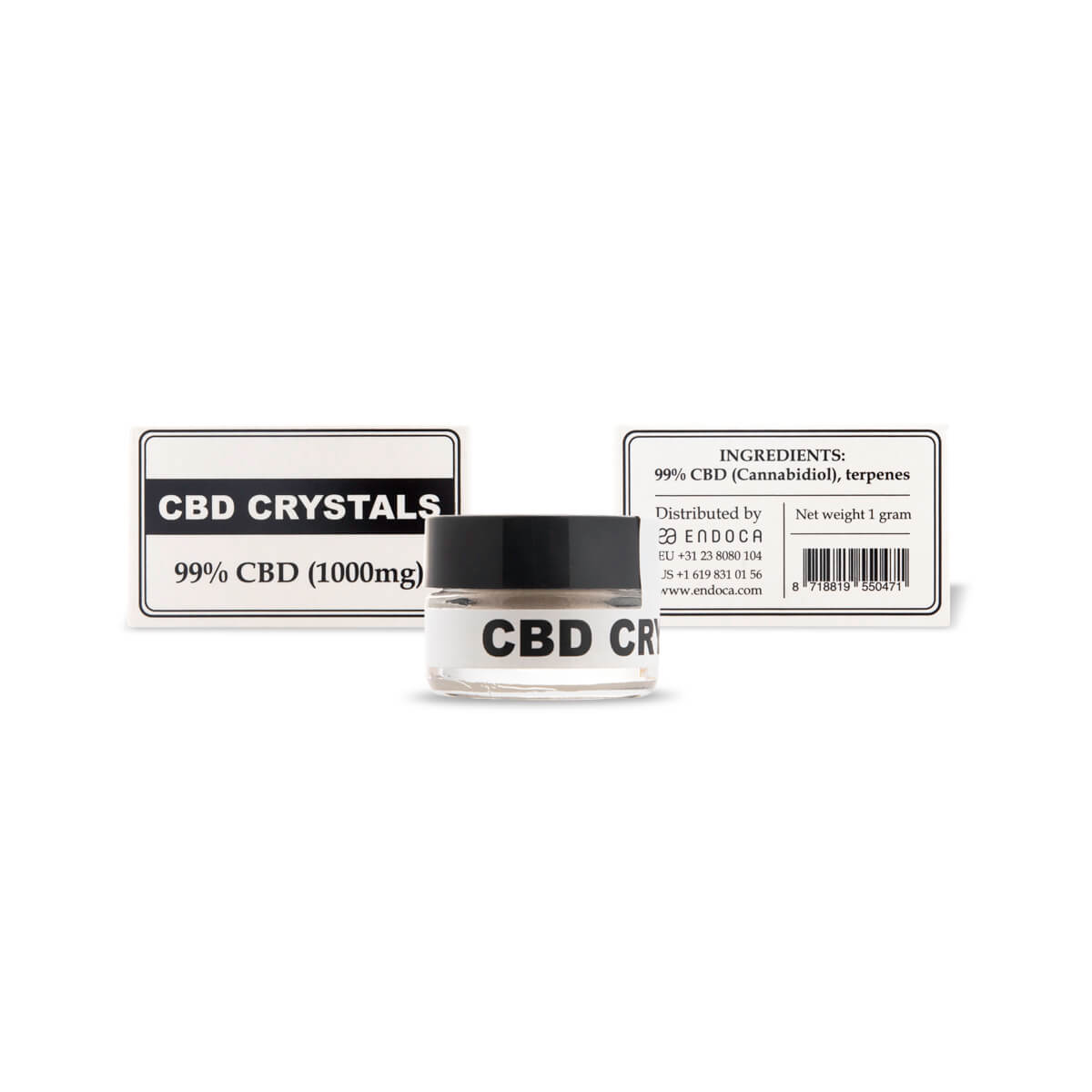 Endoca CBD CRYSTAL 1000MG 99% PURE