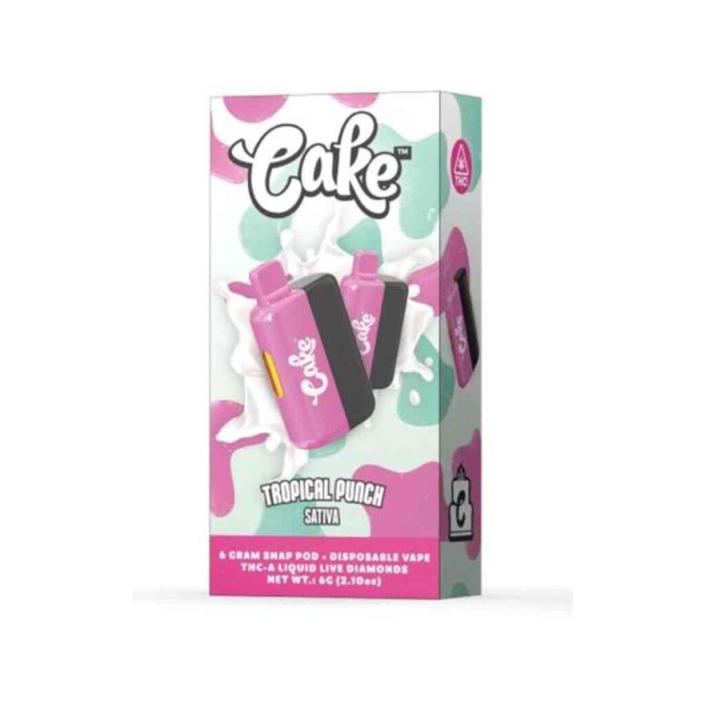 Cake THCa Liquid Live Diamonds Snap Pod Disposable 6g