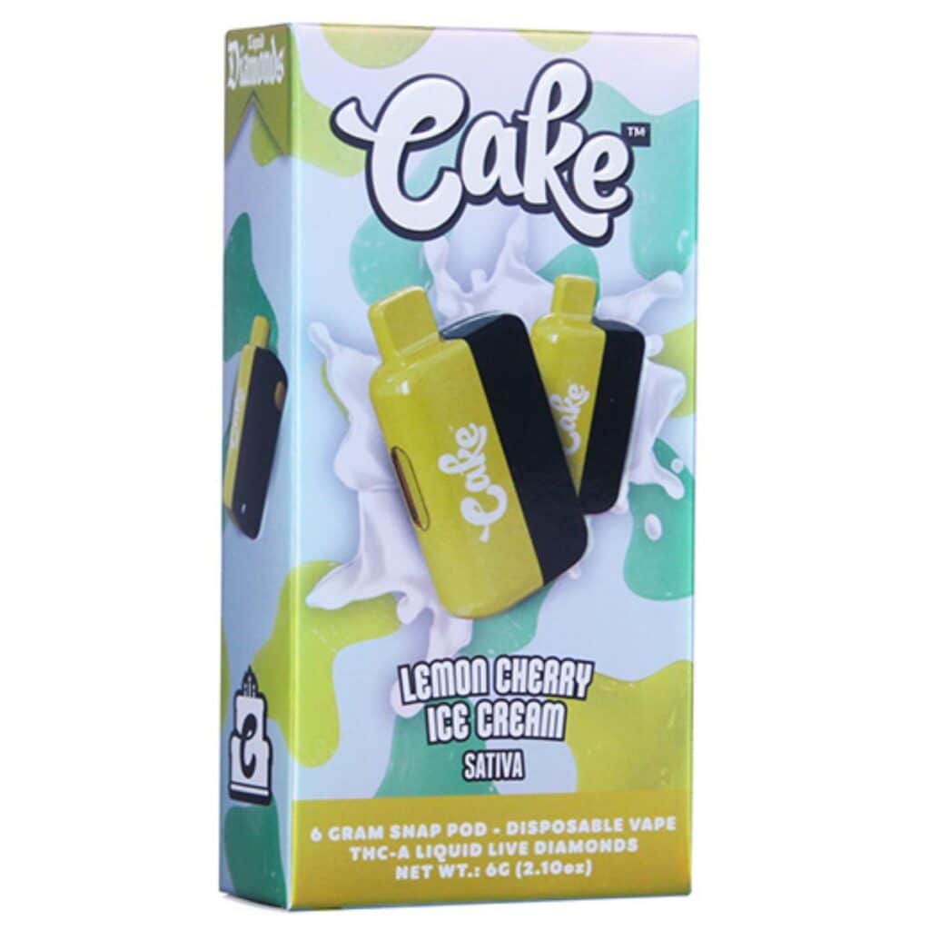 Cake THCa Liquid Live Diamonds Snap Pod Disposable 6g
