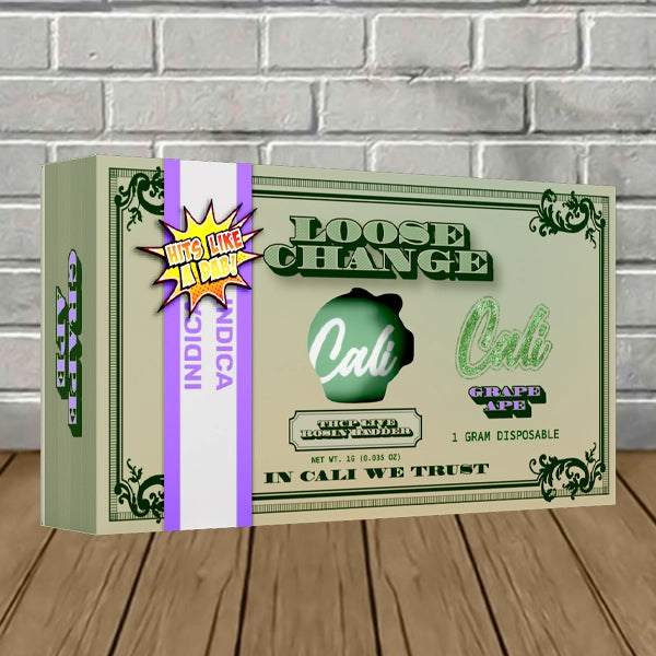 Cali Extrax Loose Change Live Rosin THCP Disposable 1g Best Sales Price - Vape Pens