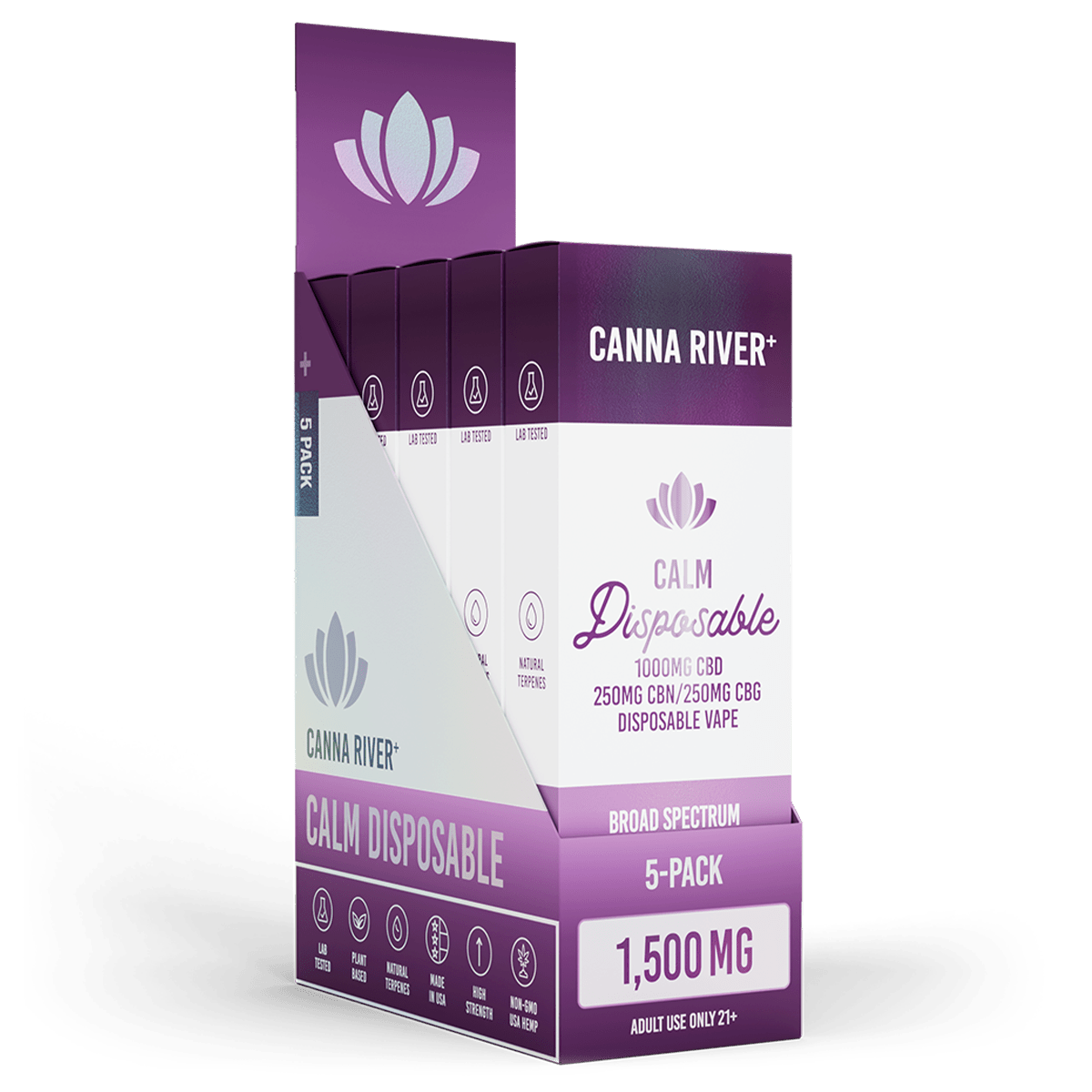Canna River CBD Calm Disposable