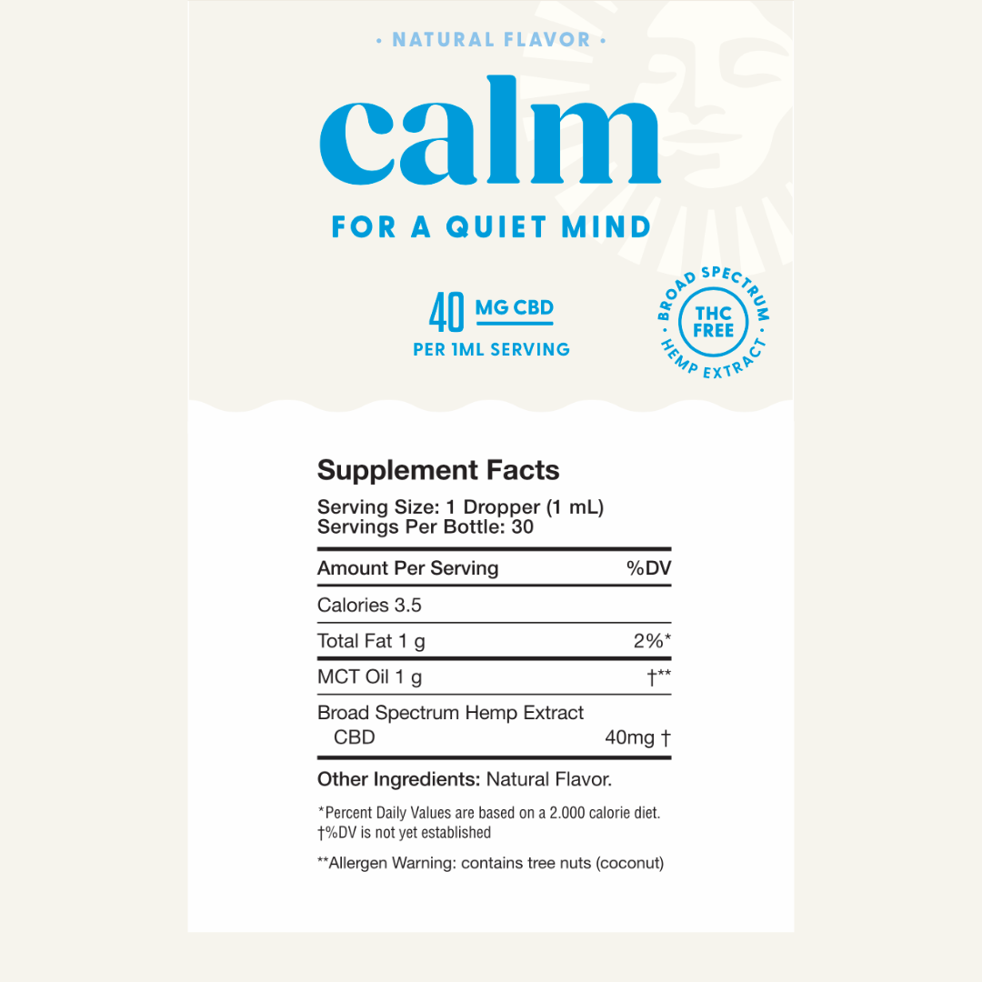 Naternal Calm THC Free Drops