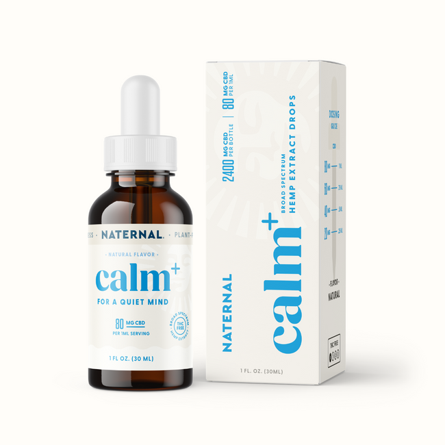Naternal Calm+ THC Free Drops