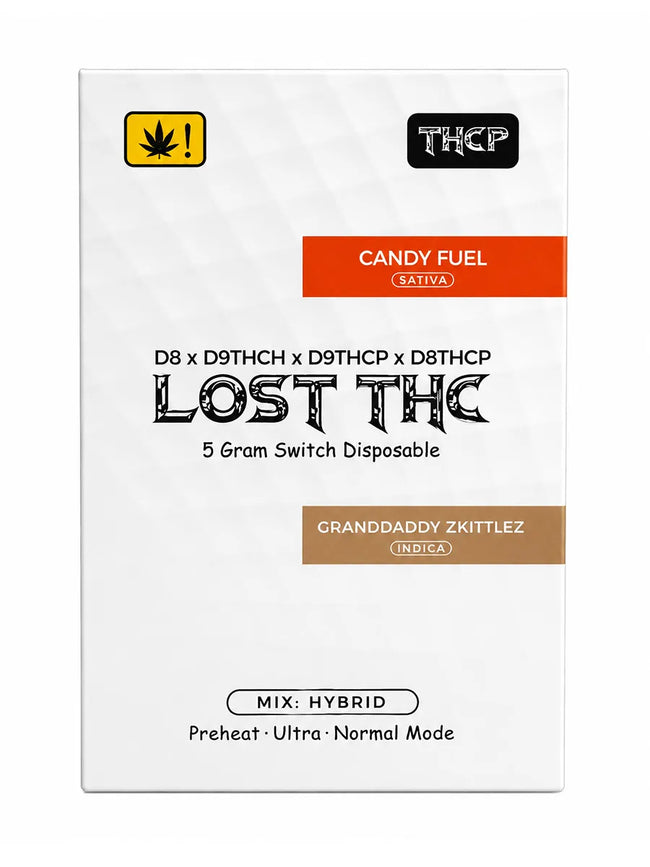 Candy Fuel | Granddaddy Zkittlez Lost THC Switch THCP Disposable 5G Best Sales Price - Vape Pens