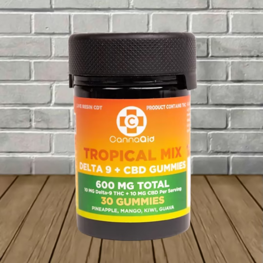 CannaAid Delta-9 + CBD Gummies 600mg