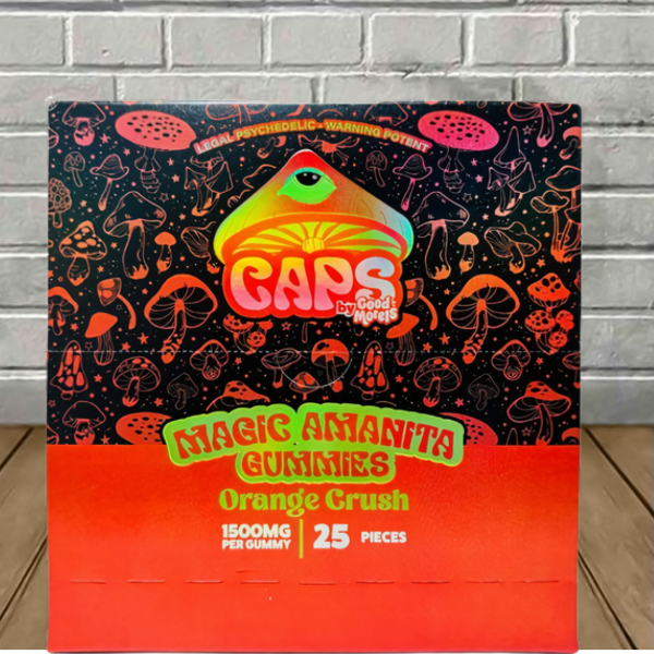 Caps Psychedelic Amanita Gummies 1500mg Best Sales Price - Gummies