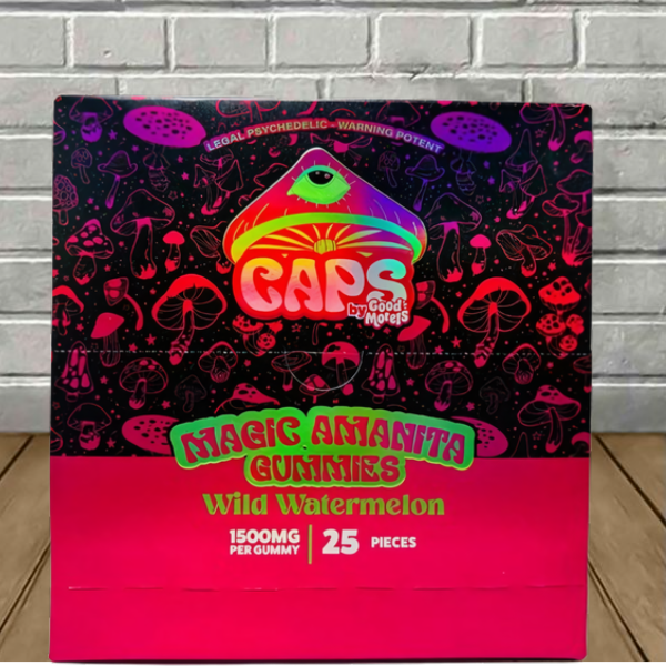 Caps Psychedelic Amanita Gummies 1500mg Best Sales Price - Gummies