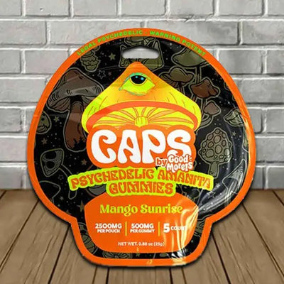 Caps Psychedelic Amanita Gummies By Good Morels Best Sales Price - Gummies