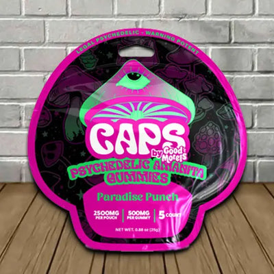 Caps Psychedelic Amanita Gummies By Good Morels Best Sales Price - Gummies