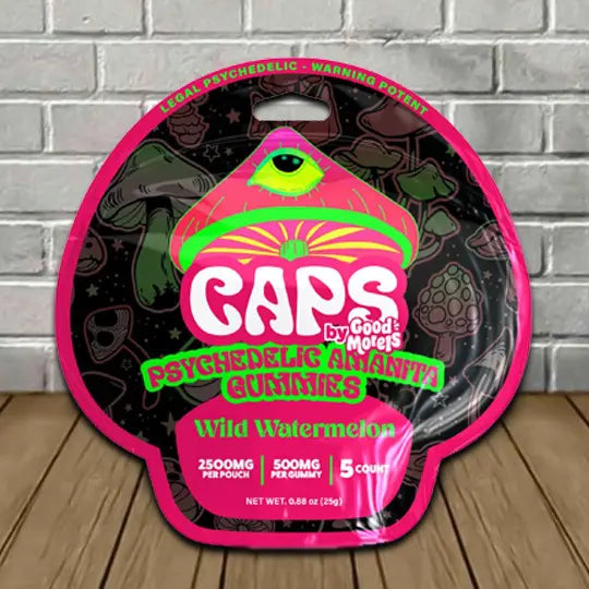 Caps Psychedelic Amanita Gummies By Good Morels Best Sales Price - Gummies