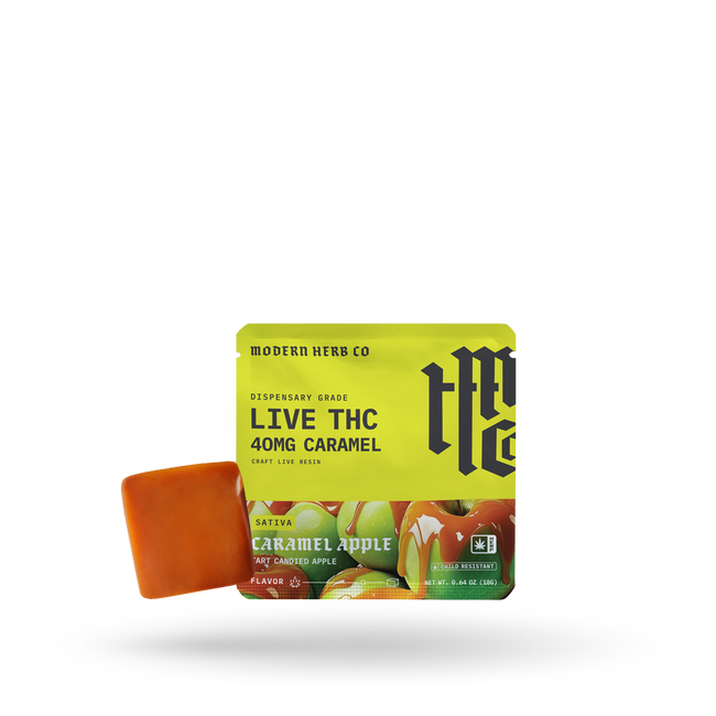 The Hemp Collect Live THC Caramel: Caramel Apple (Sativa), 1ct